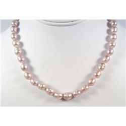 10543 - PINK TAHITIAN CULTURED PEARL NECKLACE