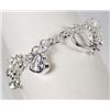 Image 1 : 10815 - SILVER CHARM BRACELET MARKED .925