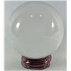 Image 1 : 11173 - ASIAN QUARTZ CRYSTAL BALL / SPHERE W/ STAND - 60 MM