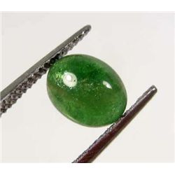 9465 - 1.56 CT. NATURAL NEON GREEN DIOPTASE W/ GLA GEM QUALITY APPRAISAL