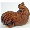 Image 1 : 11159 - BOXWOOD ROOSTER NETSUKE