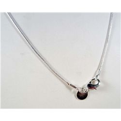 10208 - SILVER CHAIN NECKLACE MARKED .925