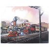 Image 1 : 10017 - TED PLAYLOCK TRAIN METAL SIGN