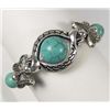 Image 1 : 10943 - TIBETAN SILVER TURQUOISE BRACELET