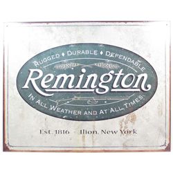 10002 - REMINGTON  METAL SIGN