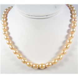 10544 - PINK TAHITIAN CULTURED PEARL NECKLACE