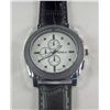 Image 1 : 11266 - MEN'S ANALOG WRIST WATCH W/ LEATHER BAND - FACE MARKED XINKAI