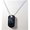 Image 1 : 10631 - SILVER DOG TAG NECKLACE MARKED .925