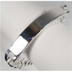 10820 - SILVER ID BRACELET MARKED .925