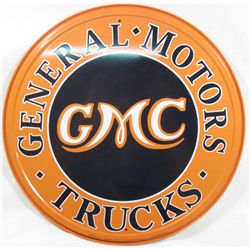 10121 - GENERAL MOTOR ADVERTISING ROUND METAL SIGN