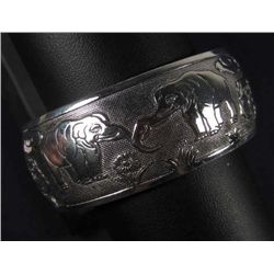 10391 - TIBETAN SILVER LUCKY TOTEM BRACELET