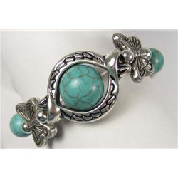 10944 - TIBETAN SILVER TURQUOISE BRACELET