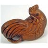 Image 1 : 11158 - BOXWOOD ROOSTER NETSUKE