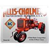 Image 1 : 9870 - ALLIS CHALMERS TRACTOR METAL SIGN
