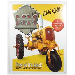 9871 - MINNEAPOLIS MOLINE TRACTOR METAL SIGN