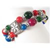 Image 1 : 10443 - TIBETAN SILVER JADE BRACELET