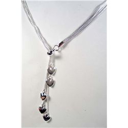 10291 - SILVER HEART NECKLACE MARKED .925