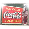 Image 1 : 10029 -  ICE COLD COCA COLA METAL SIGN