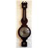 Image 1 : An early 19th century brass inlaid rosewood banjo barometer/thermometer