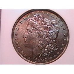 1883-O Morgan Dollar Ch MS64 NGC Color Coin