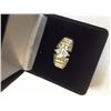 Image 1 : 1 CARAT 25 DIAMOND RING W/MARQUIS CENTER, 14K GOLD