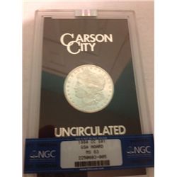 1884-CC GSA HOARD NGC MS-63