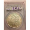 Image 1 : 1881 PCGS-MS-63 SILVER MORGAN DOLLAR