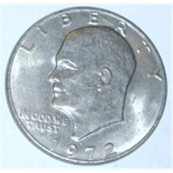 1972 EISENHOWER "IKE" DOLLAR *RARE AU HIGH GRADE*!! DOLLAR CAME OUT OF SAFE!!