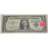Image 1 : 1957 SERIES SILVER CERTIFICATE $1 BILL SERIAL # T14793498A *RARE VF GRADE*!!