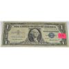Image 1 : 1957 SERIES SILVER CERTIFICATE $1 BILL SERIAL # V21143434A *RARE VF GRADE*!!