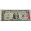 Image 1 : 1935 SERIES F SILVER CERTIFICATE $1 BILL SERIAL # L19985427H *NICE VERY EARLY U.S. BILL*!!