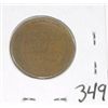 Image 2 : 1919 WHEAT CENT *EXTREMELY RARE DIE-BREAK FINE GRADE*!! PENNY CAME OUT OF SAFE!!