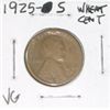 Image 1 : 1925-S WHEAT CENT *RARE EARLY VERY GOOD GRADE*!! PENNY CAME OUT OF SAFE!!