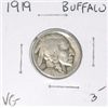 Image 1 : 1919 BUFFALO NICKEL RED BOOK VALUE IS $3.00+ *RARE VERY GOOD GRADE*!! NICKEL CAME OUT OF SAFE!!