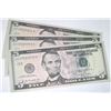 Image 1 : 3 CONSECUTIVE 2009 SERIES $5 SERIAL #'s EXTREMELY RARE UNC HIGH GRADE SERIAL #'S ARE JJ15024039A-041