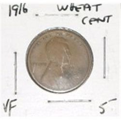 1916 LINCOLN WHEAT PENNY RED BOOK VALUE IS $5.00+ *RARE VERY FINE GRADE*!!