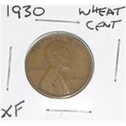 1930 LINCOLN WHEAT CENT *RARE EARLY EXTRA FINE HIGH GRADE*!! PENNY CAME OUT OF SAFE!!