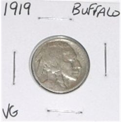 1919 BUFFALO NICKEL *RARE EARLY VERY GOOD GRADE*!! NICKEL CAME OUT OF SAFE!!