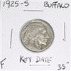 Image 1 : 1925-S BUFFALO NICKEL RED BOOK VALUE IS $35.00+ *RARE EARLY KEY DATE FINE GRADE*!!