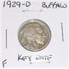 Image 1 : 1929-D BUFFALO NICKEL *RARE EARLY KEY DATE FINE GRADE*!! NICKEL CAME OUT OF SAFE!!