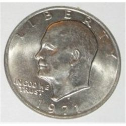 1971-D EISENHOWER "IKE" DOLLAR *RARE MINT STATE MS HIGH GRADE*!! DOLLAR CAME OUT OF SAFE!!