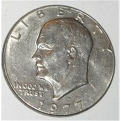1977-D EISENHOWER "IKE" DOLLAR *RARE AU HIGH GRADE*!! DOLLAR CAME OUT OF SAFE!!
