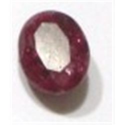 7.15 CARAT NATURAL RUBY CUT & FACETED *NICE LARGE GEMSTONE*!! RUBY CAME OUT OF SAFE!!