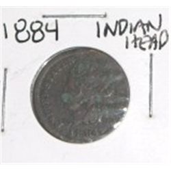 1884 INDIAN HEAD CENT *RARE EARLY NICE PENNY*!! PENNY CAME OUT OF SAFE!!