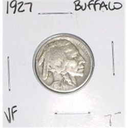 1927 BUFFALO NICKEL RED BOOK VALUE IS $7.00+ *RARE EARLY VERY FINE GRADE*!! COIN CAME OUT OF SAFE!!