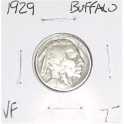 1929 BUFFALO NICKEL RED BOOK VALUE IS $7.00+ *RARE EARLY VERY FINE GRADE*!! COIN CAME OUT OF SAFE!!