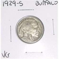 1929-S BUFFALO NICKEL *RARE EARLY VERY GOOD GRADE*!! COIN CAME OUT OF SAFE!!