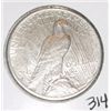 Image 2 : 1925 PEACE SILVER DOLLAR *RARE EARLY NICE SILVER DOLLAR*!! SILVER DOLLAR CAME OUT OF SAFE!!
