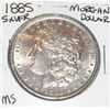 Image 1 : 1885 MORGAN SILVER DOLLAR *RARE MS HIGH GRADE SILVER DOLLAR*!! SILVER DOLLAR CAME OUT OF SAFE!!