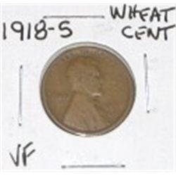 1918-S WHEAT CENT *RARE EARLY VERY FINE GRADE* PENNY CAME OUT OF SAFE BOX!!